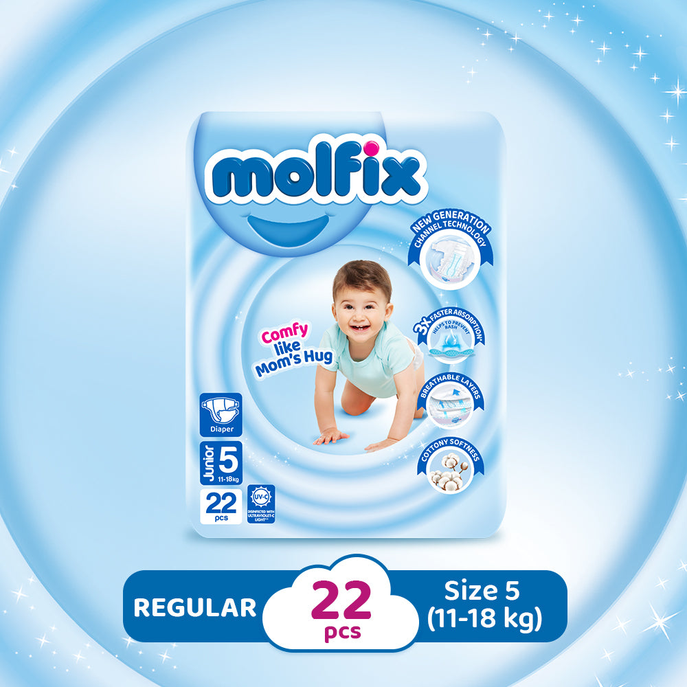 Molfix CC UV Junior 22pcs Twin Pk