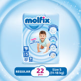 Molfix CC UV Junior 22pcs Twin Pk