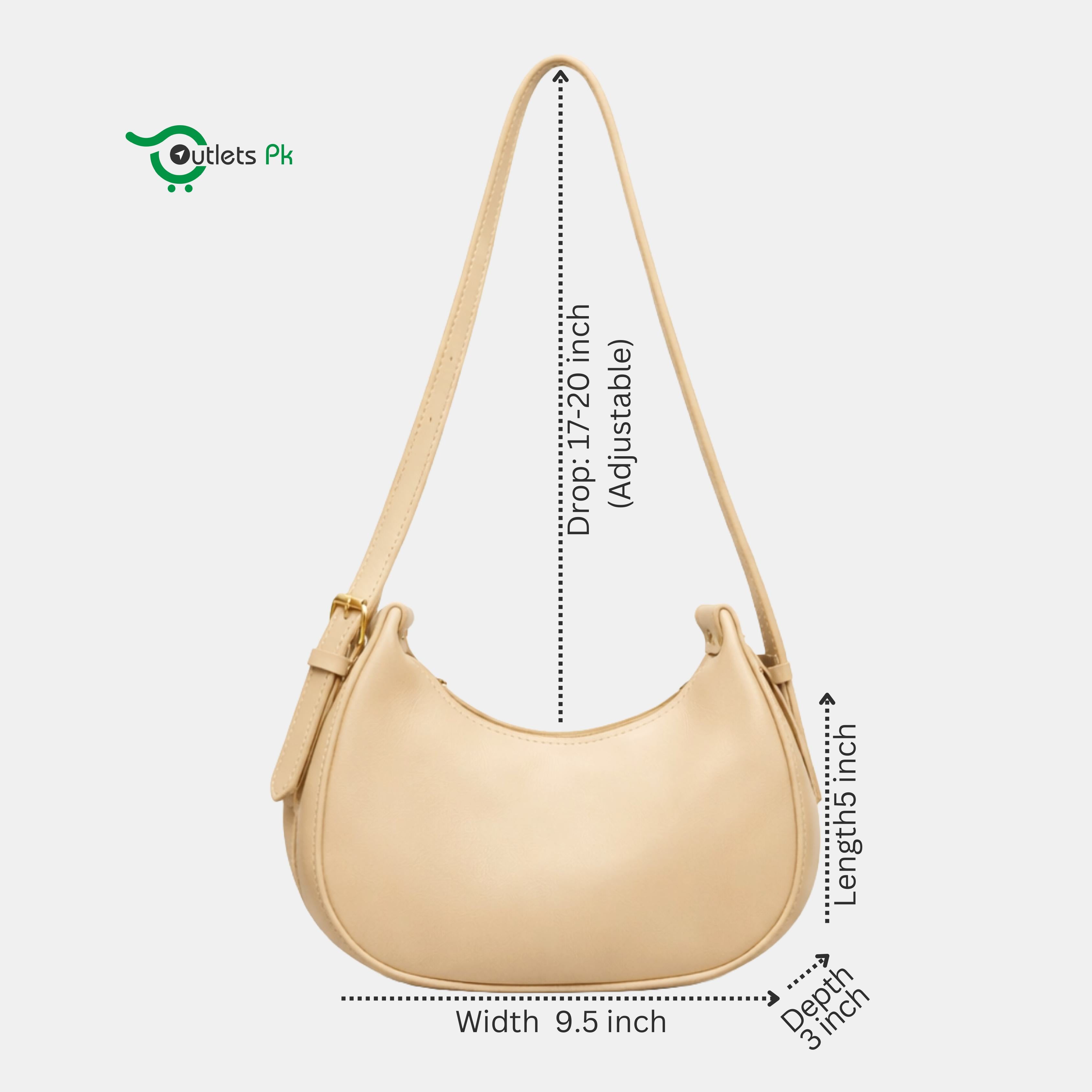 Moon Bag (Long Adjustable Strap) – Skin