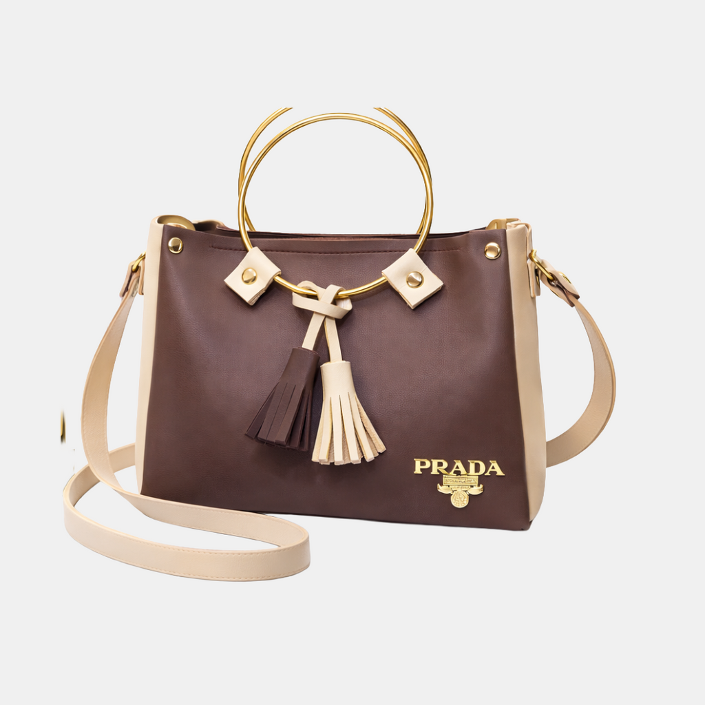 Round Handle – Brown+Beige