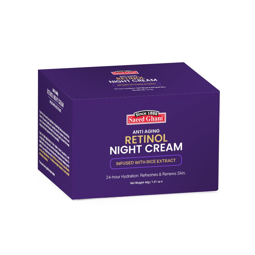 Saeed Ghani Anti Aging Retinol Night Cream (40gm)