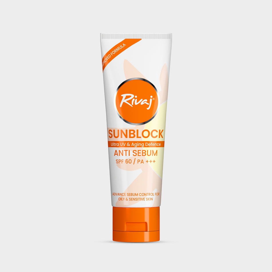 Rivaj SPF60 Anti-Sebum Sunblock 40ml