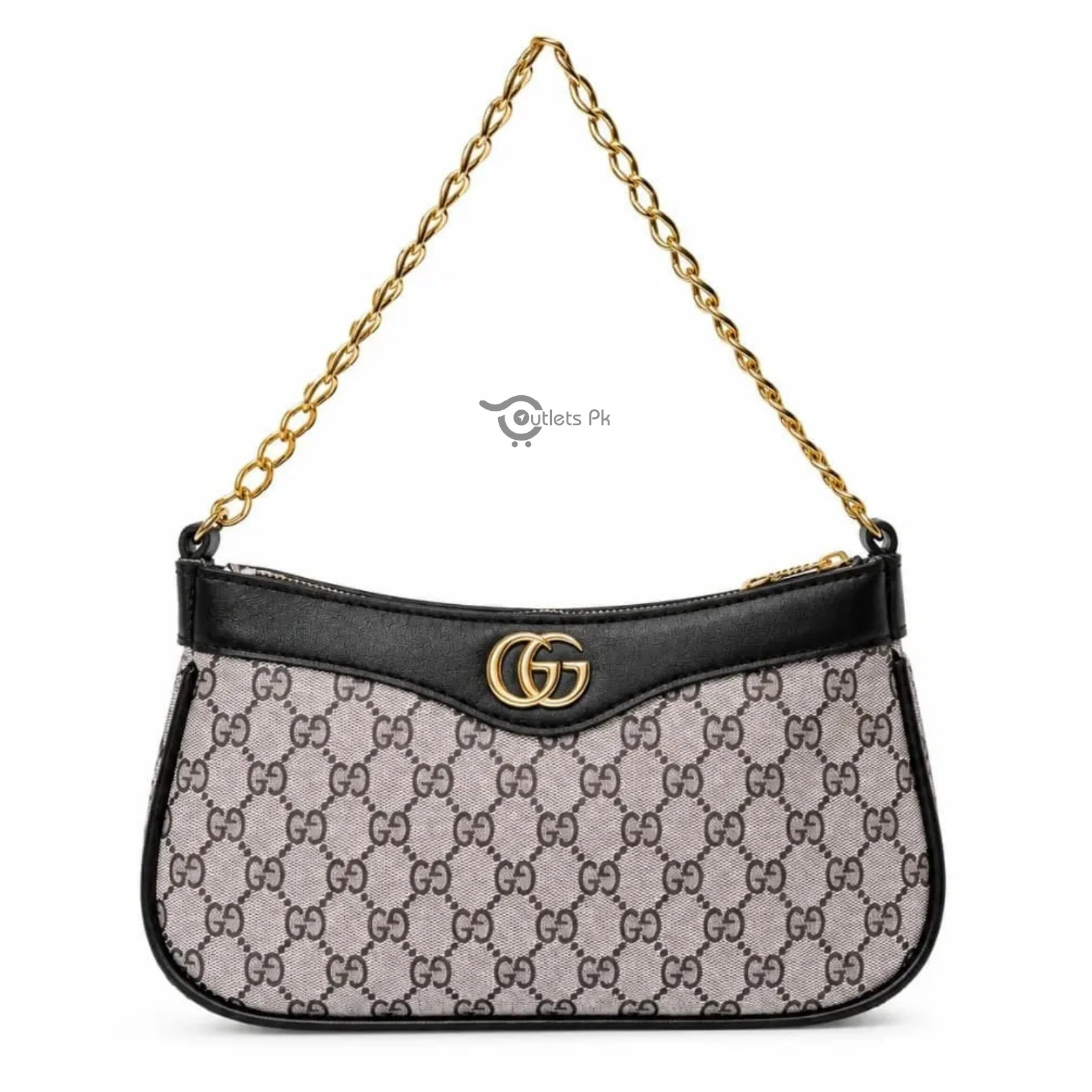 TRENDY MONOGRAM CHAIN SHOULDER BAG (CG)