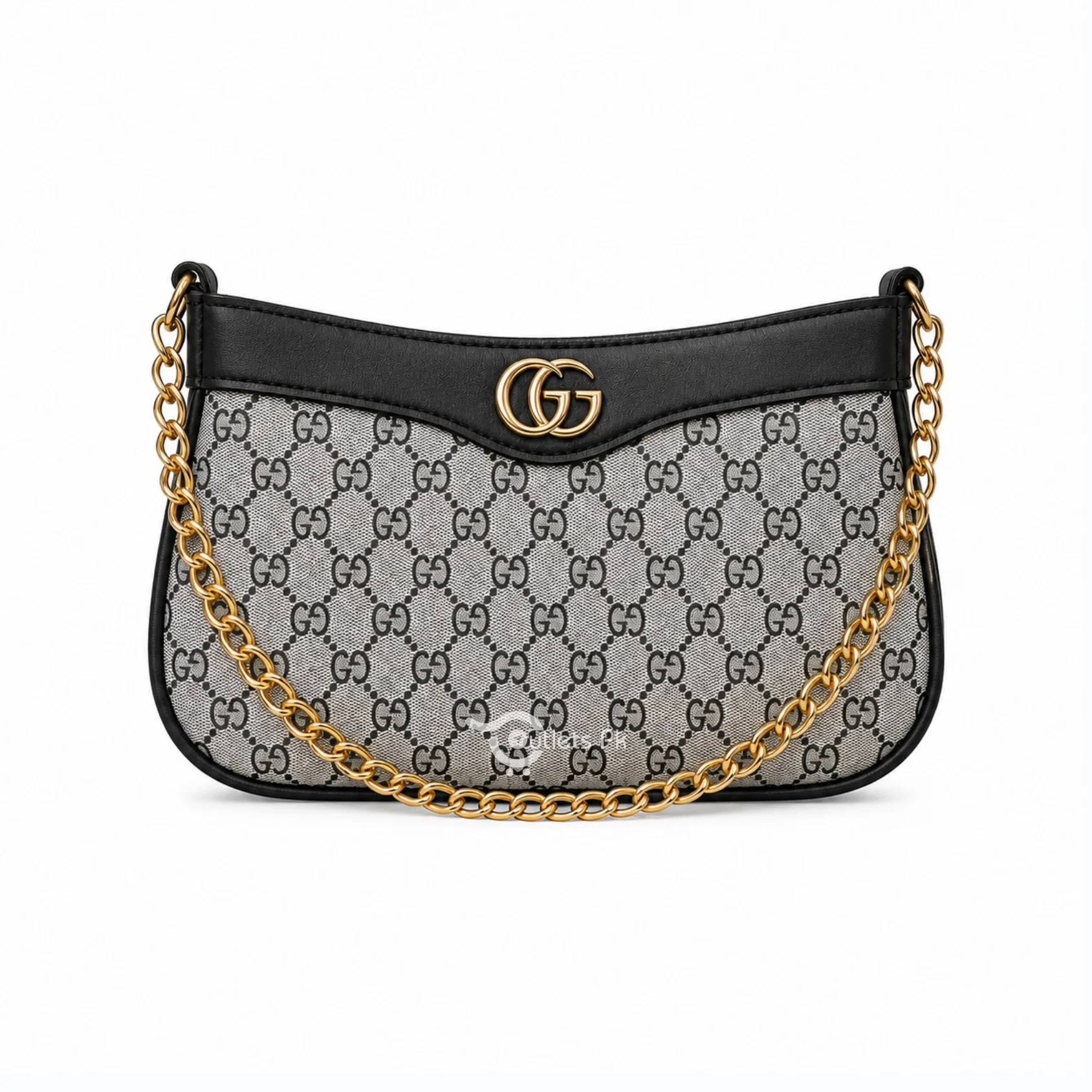 TRENDY MONOGRAM CHAIN SHOULDER BAG (CG)