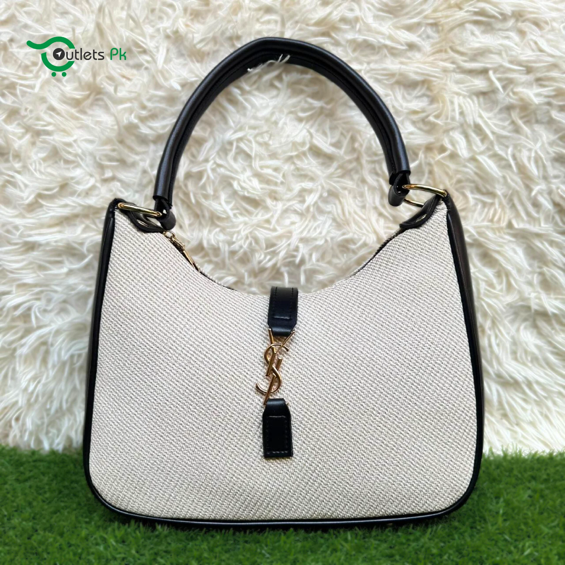 Luxe Canvas Shoulder Bag