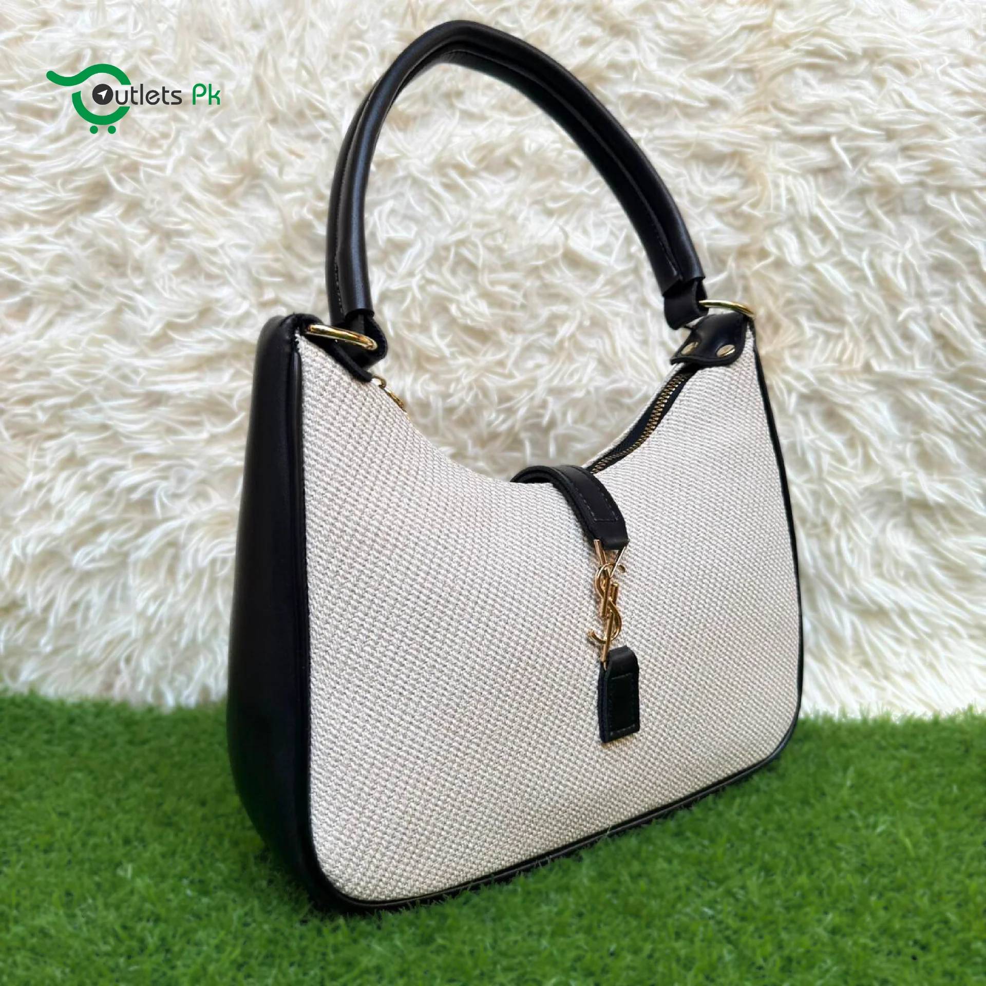 Luxe Canvas Shoulder Bag